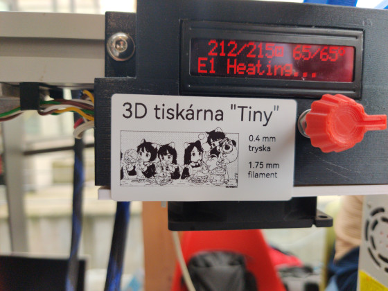 Red Hat &quot;Tiny&quot; tlačáreň