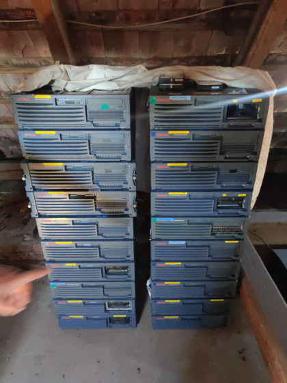 The stack of Alphas. Really a one of the sights of the year.