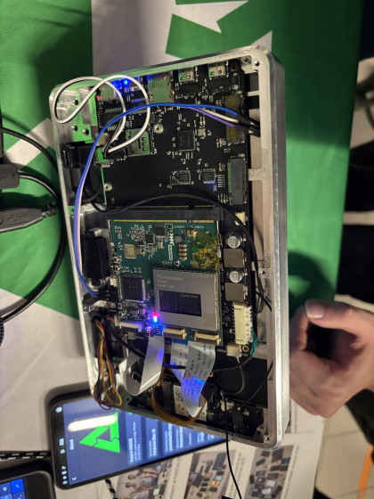 The guts of the fabled MNT machine