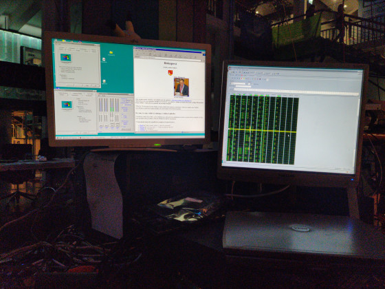 A slightly goofy setup picture from GPN24 in Karlsruhe